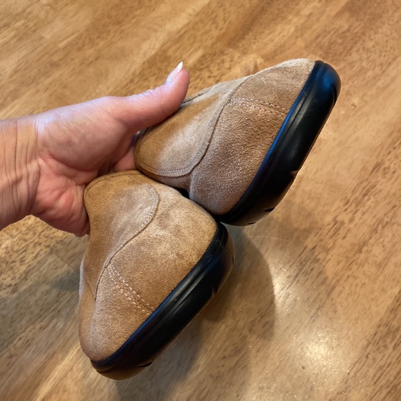 Tempur-Pedic Suede Leather Slippers ~ size S Small ~ Made in Italy - Picture 5 of 13